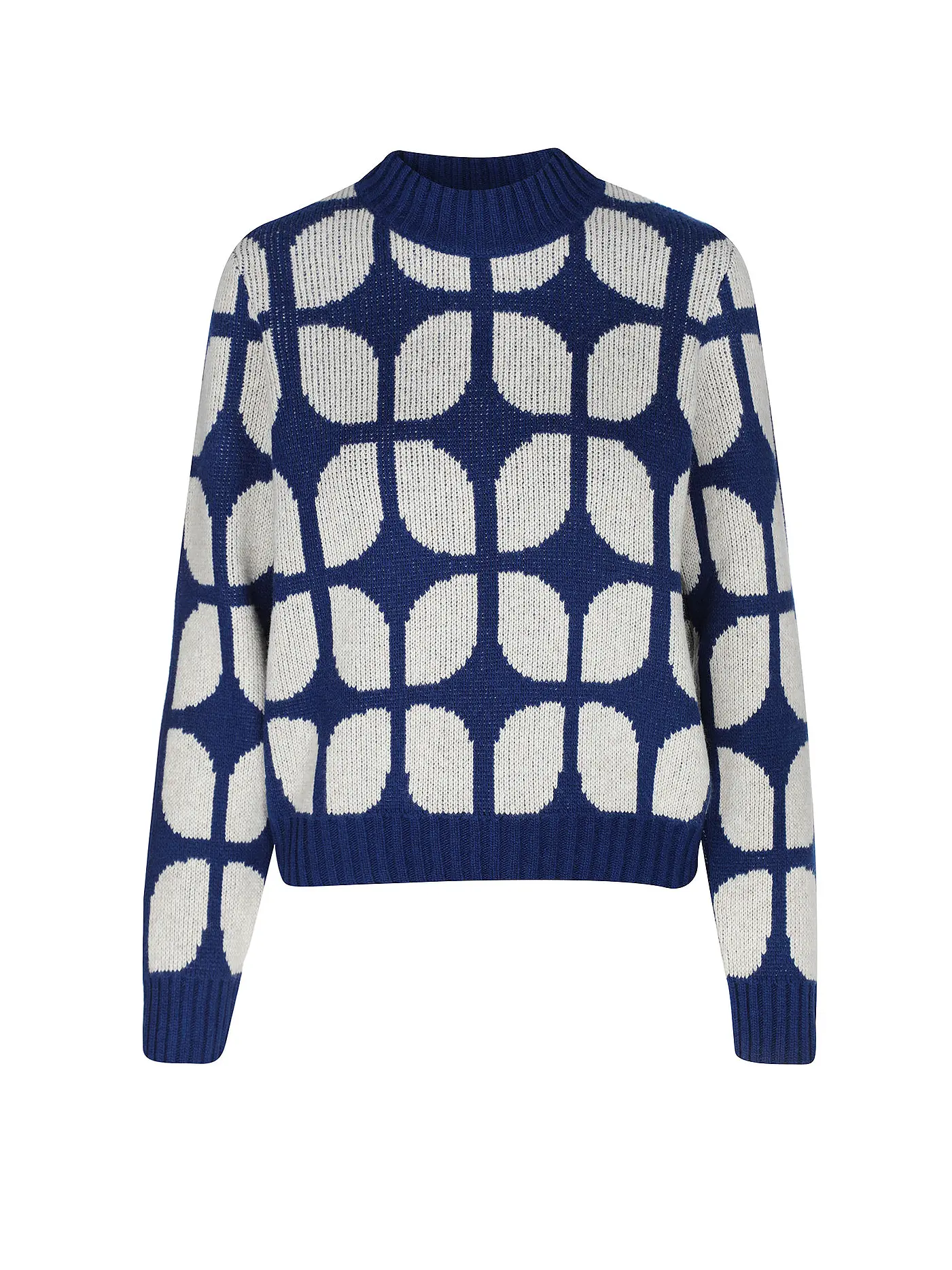 THINKING MU | Pullover WALLPAPER | blau